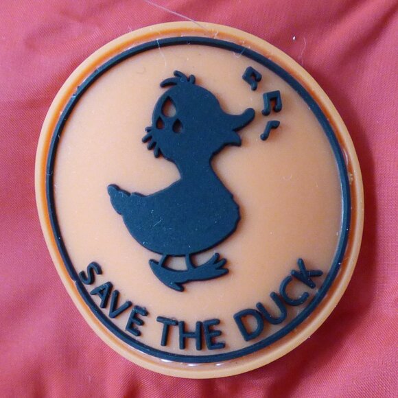 Save the Duck Kids' Red Puffer Jacket Mod. Finnegan, Size 12 - Picture 3 of 6